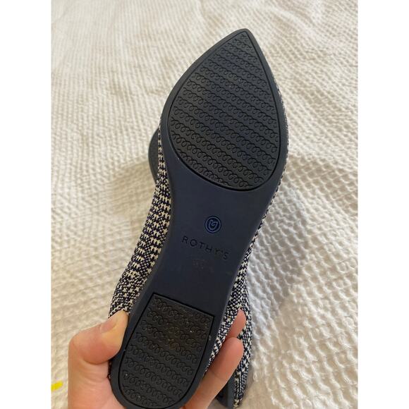Rothy's Navy and White Patterned Flats - Picture 3 of 6